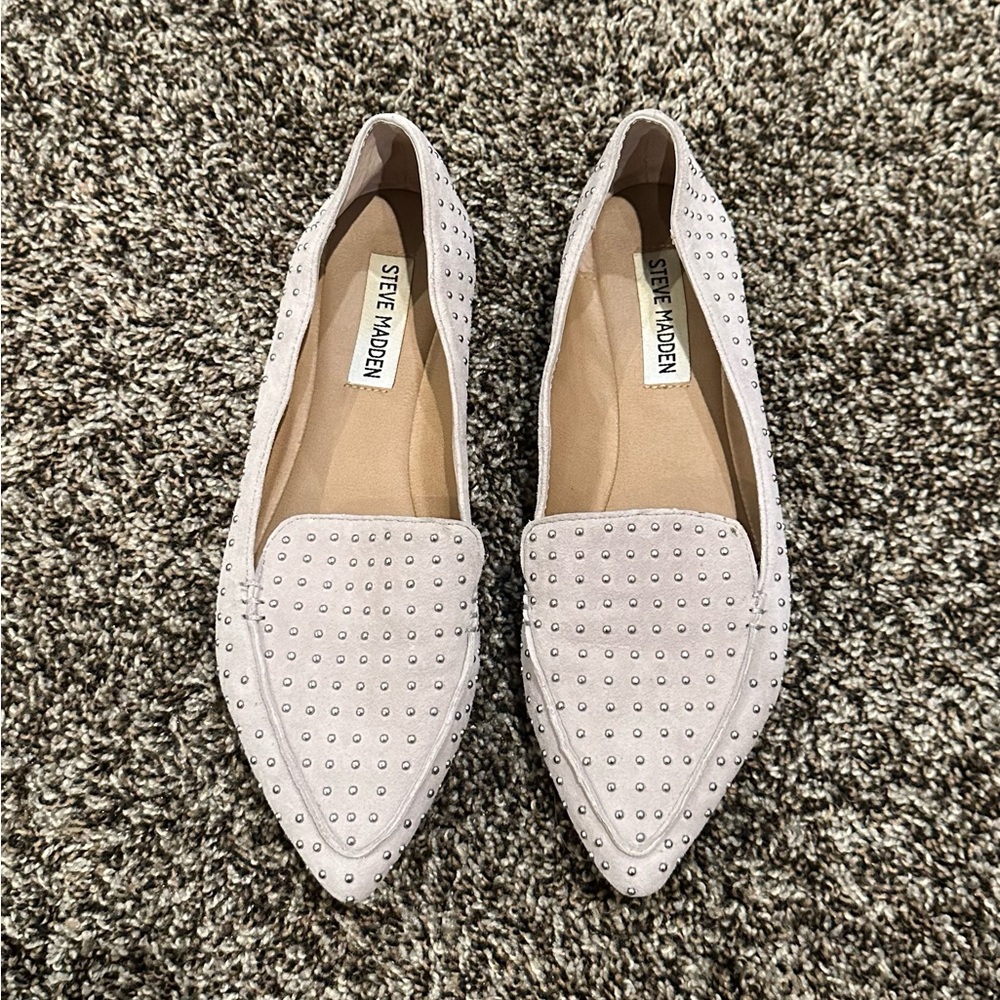 Steve Madden suede flats.